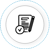Icon mit Liste und Bleistift